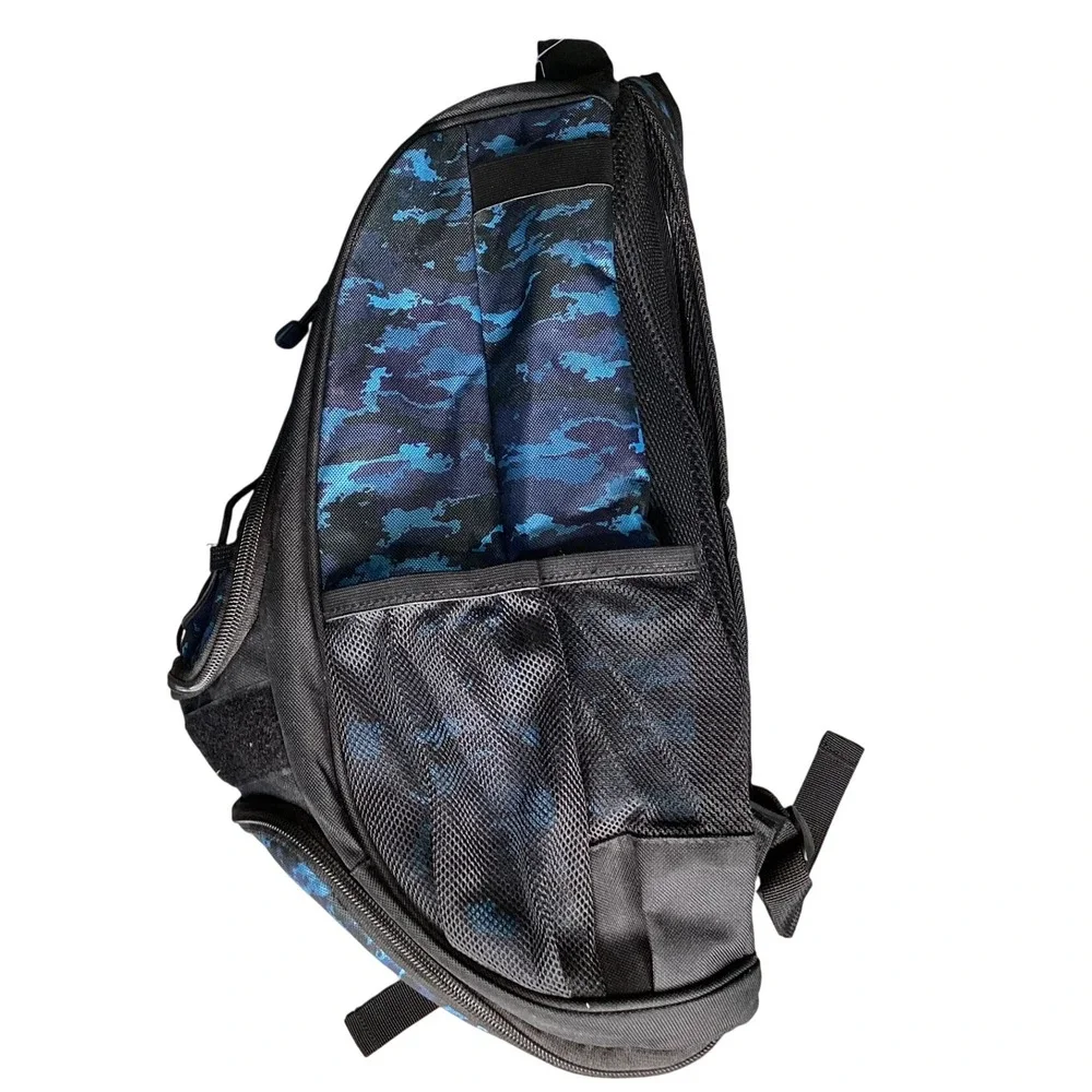 Wolt Backpack Unisex Large Blue Camo Good Condition Tactical Sporty Gym Bag